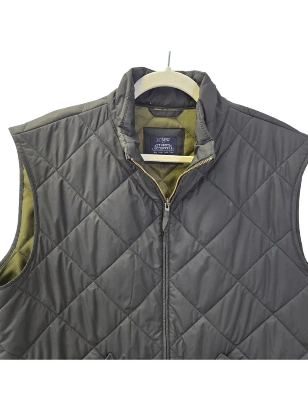 J. Crew Factory Quilted Field Vest Size XL